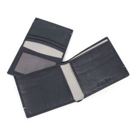 dents rfid protection leather wallet|Men's Smooth Nappa Leather Trifold Wallet with RFID .